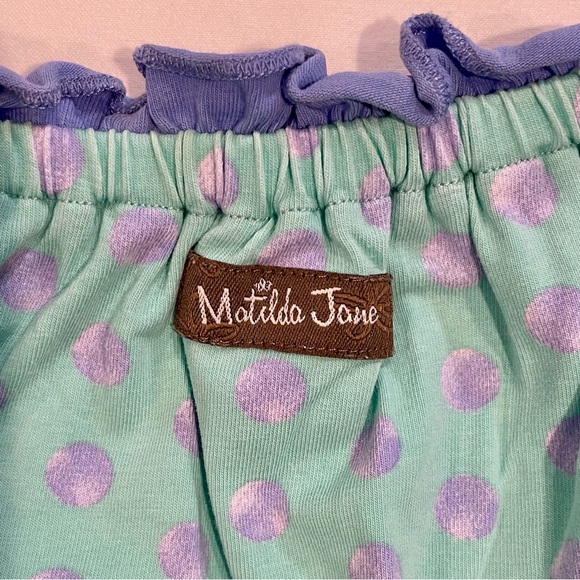 Matilda Jane 2 Piece Set Girls 18-24M Smile True Tiered Ruffle Sleeve Top Shorts - Picture 4 of 5